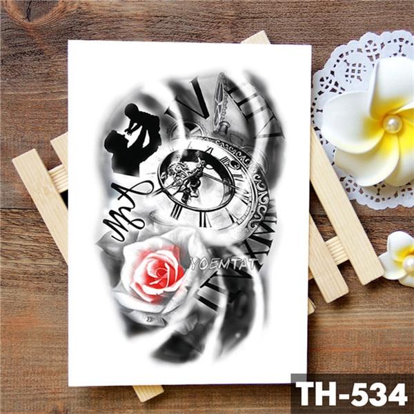 Wing Holy Angel Waterproof Temporary Tattoo Sticker Brave knight Warrior Flash Tattoos Body Art Arm Fake Tatoo