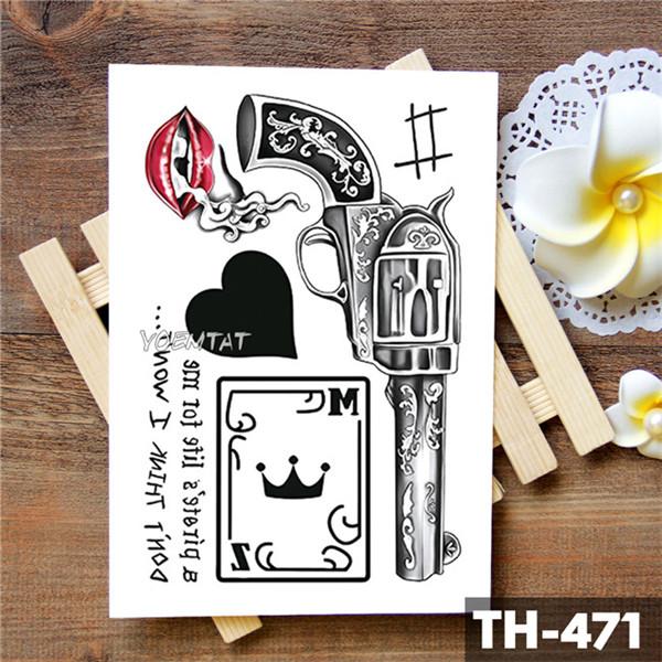 Wing Holy Angel Waterproof Temporary Tattoo Sticker Brave knight Warrior Flash Tattoos Body Art Arm Fake Tatoo