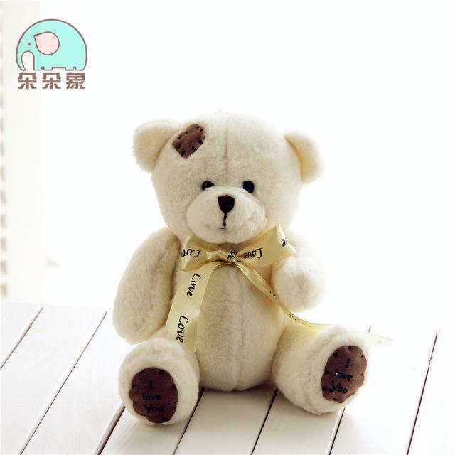 1pc 15cm Patch Bear Dolls Teddy Bear Soft Toy Bear Wedding Gifts Baby Toy Birthday gift brinquedos Soft toys