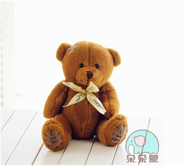 1pc 15cm Patch Bear Dolls Teddy Bear Soft Toy Bear Wedding Gifts Baby Toy Birthday gift brinquedos Soft toys