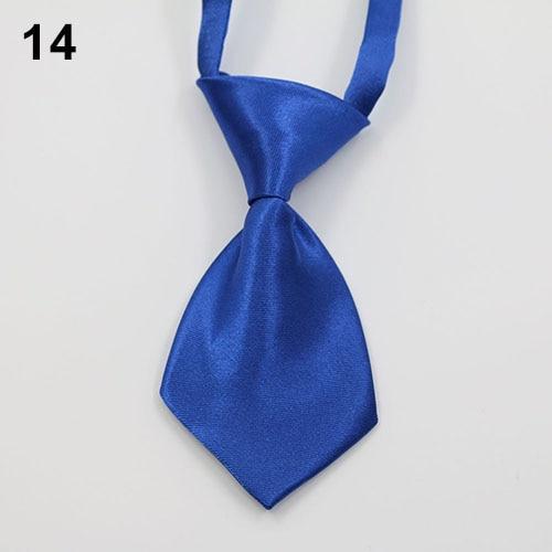 Transer Adjustable Dog Cat Pet Lovely Adorable Grooming Tie Necktie 28 Pure Colors Grooming Bow Tie