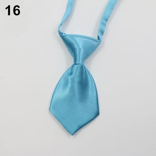 Transer Adjustable Dog Cat Pet Lovely Adorable Grooming Tie Necktie 28 Pure Colors Grooming Bow Tie