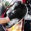 1PC 23*16cm Car cleaning gloves Car Wash Clean Sponge Brush Glass Cleaner Blue Wave Car Wash clean any part of the car #8