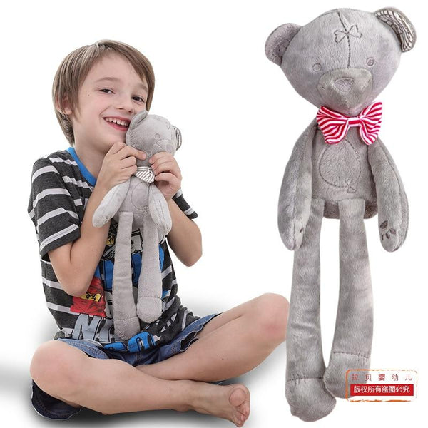 42cm Baby plush bear sleeping comfort doll plush toys Smooth Obedient bear Sleep Calm Doll baby sleeping doll Christmas gifts