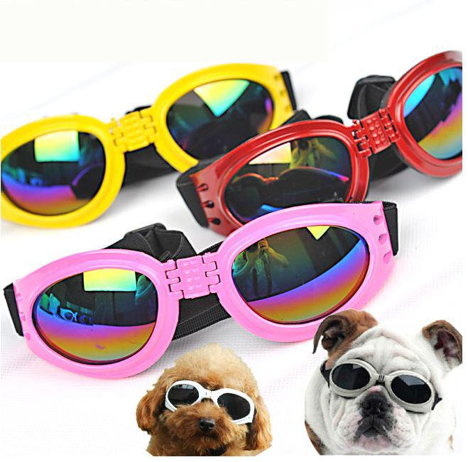 Dog Protection Goggles UV Sunglasses Foldable Pet Dog Glasses Medium Large Dog Pet Glasses Pet Eyewear Waterproof