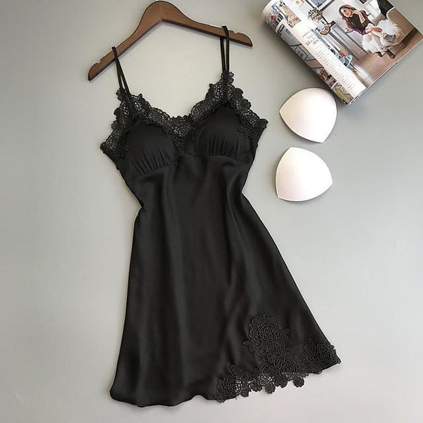 New Sexy Women Robe &amp Gown Sets Lace Bathrobe + Night Dress Two Pieces Sleepwear Womens Sleep Set Faux Silk Robe Femme Linge