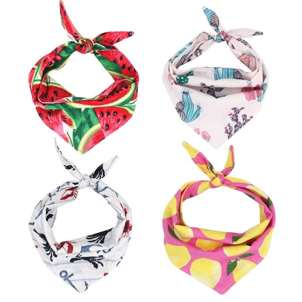 Dog Bandana Reversible Bandana  Tie on Bandana Dog Scarf Pet  Dog Accessory for Gifts