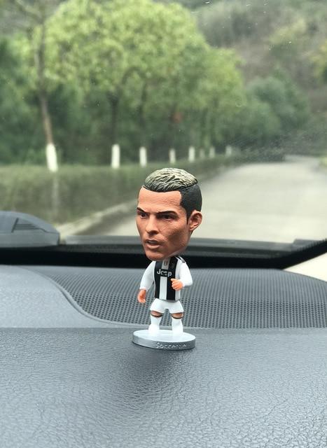 Popular decorative football league club star doll car accessories RONALOD MESSI