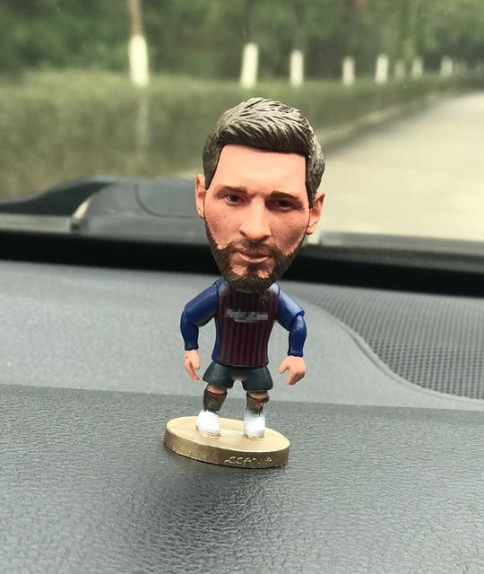 Popular decorative football league club star doll car accessories RONALOD MESSI