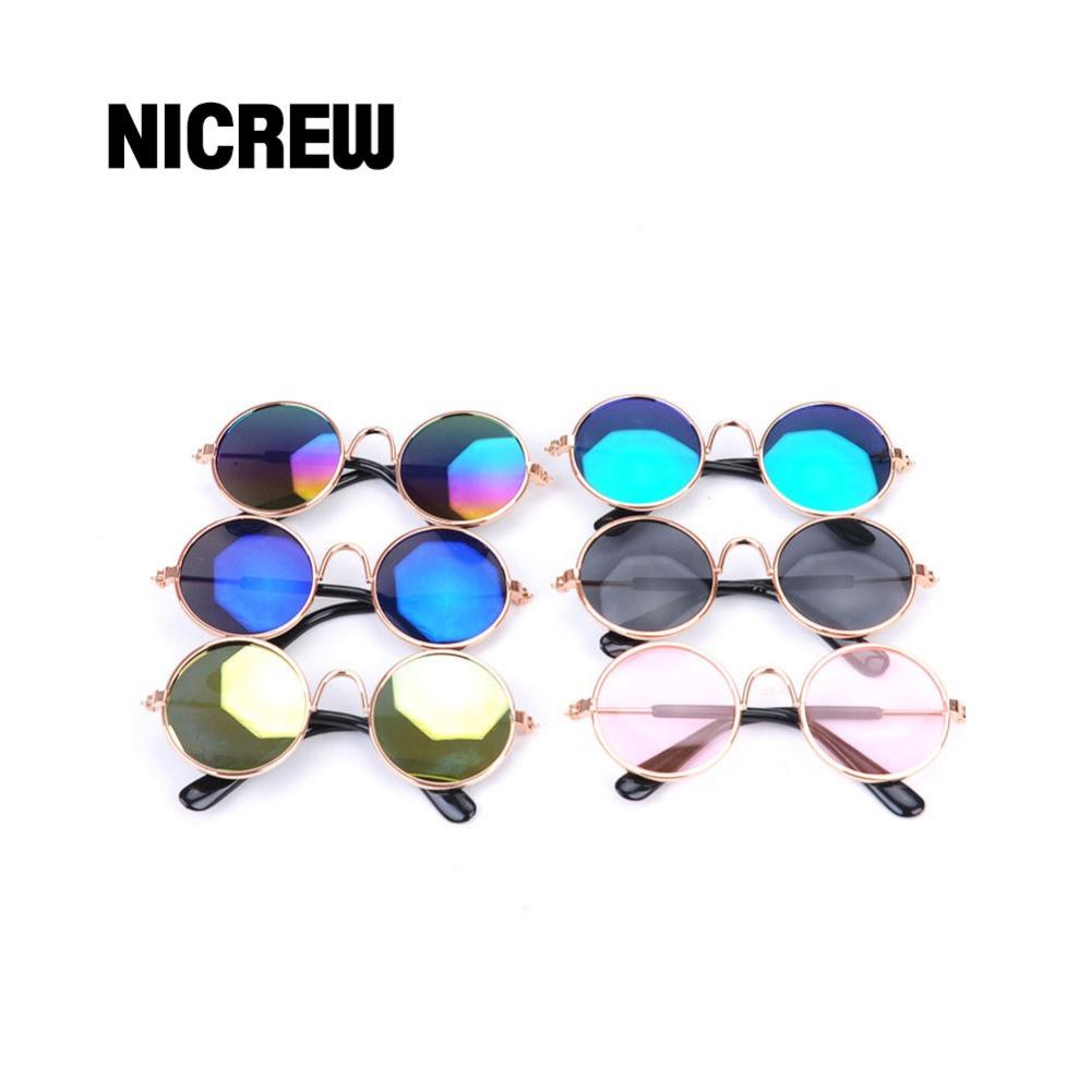 Nicrew  lasses Cat Pet Glasses For Pet Products Eye-wear Dog Pet Sunglasses Photos Props Accessories Pet Supplies Cat Glasses