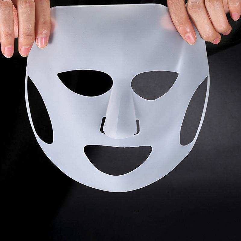 Reusable Silicone Face Skin Care Mask Prevent Essence Evaporation Moisturizing Facial Mask Beauty Tool