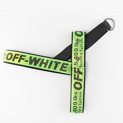 Off White Harness New Nylon Dog Harness Heavy No Pull Harness Quick Control Comfort Pet Harness For Small Medium Large Dog