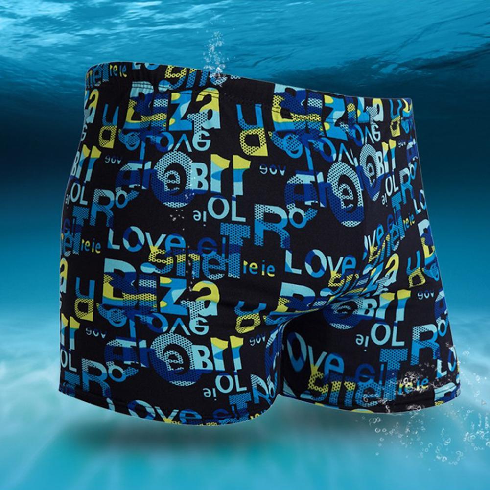 Men Swim Shorts Men's Swimsuits Surf Board Beach Wear Man Swimming Trunks Boxer Shorts Swim Breathable Swimwear