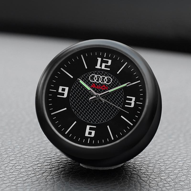 Car Quartz Clock Socket Clock Car Interior Fragrance Electronics For Audi  A6L A4L Q5 A3 A5 A7 A8 Q7 Q3 RS  Clock Decoration