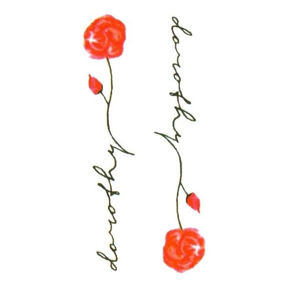 HXMAN Flower Temporary Tattoo Sticker Waterproof Fashion Women Face Fake Body Art  Children Adult Hand Tattoos 10.5X6cm P-101