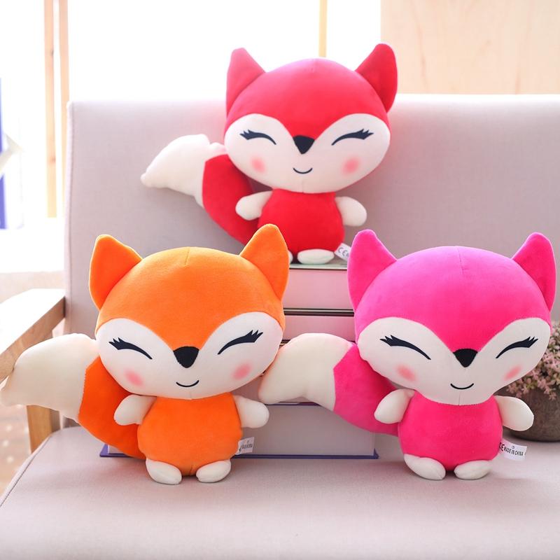 new 23cm Kawaii Dolls Stuffed Animals & Plush Toys for Girls Children Boys Toys Plush Pillow Fox Stuffed Animals Soft Toy Doll
