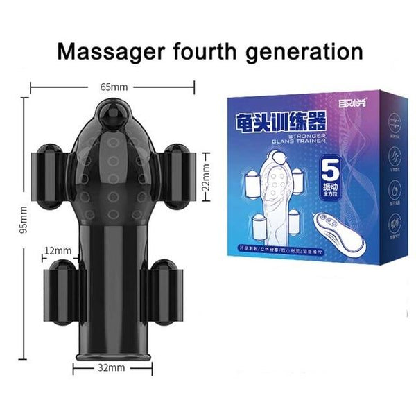 Male Glans Vibrator Penis Massager Pleasure Enchancing Sex Masturbation Toy