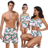 Bikini beach shorts matching swimsuit mommy and me clothes mum mother and daughter son outfits look Family matching swimwear