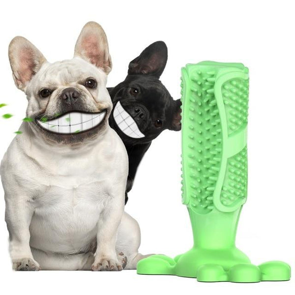Dog toothbrush Pet mint Chew Toy Brushing Puppy Teething Brush for Doggy Pets Oral Care Stick Bite Toys for Dog Supplies