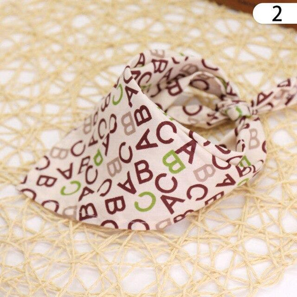 Hot  Portable Adjustable Breathable Cotton Pet Cat Dog Puppy Neck Scarf Collar Neckerchief Accessories