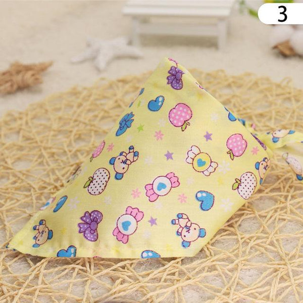 Hot  Portable Adjustable Breathable Cotton Pet Cat Dog Puppy Neck Scarf Collar Neckerchief Accessories