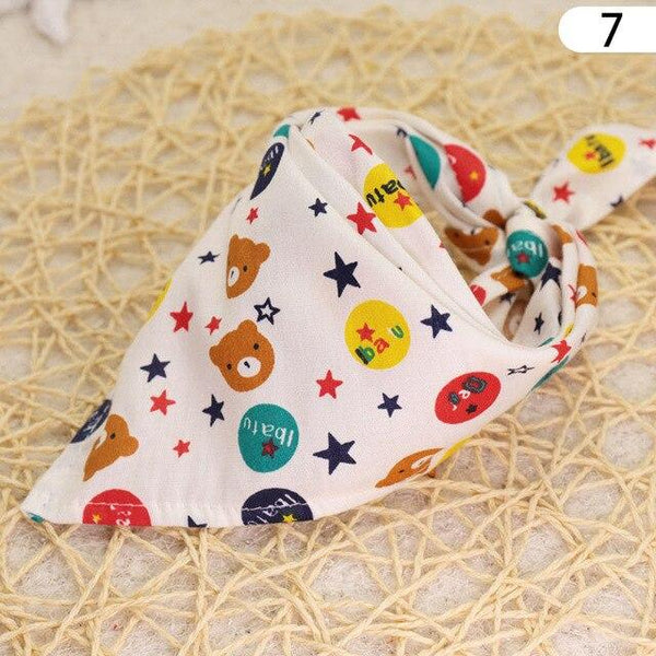 Hot  Portable Adjustable Breathable Cotton Pet Cat Dog Puppy Neck Scarf Collar Neckerchief Accessories