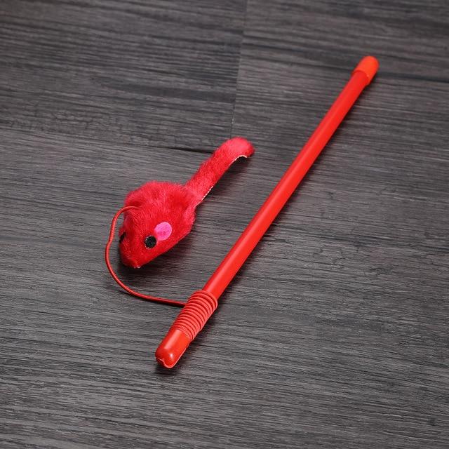 High Quality Pet cat toy Cute Design Plush Mice Cat Teaser Toy for cats interactive Toys For pet Cat lovers Droshipping