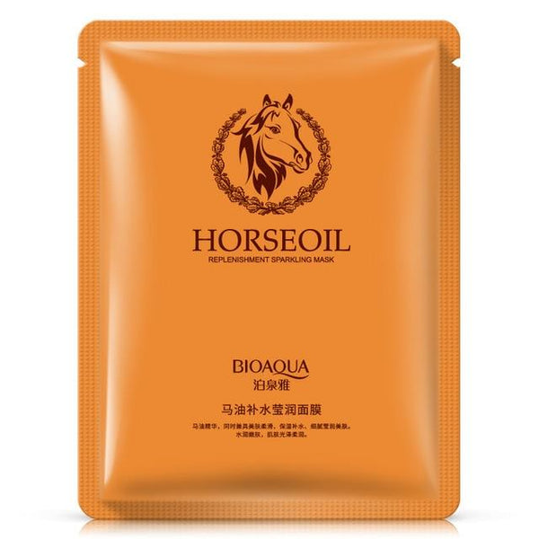 BIOAQUA 1Pcs Horse oil extract moisturizes tired skin to refresh with vitality Whitening Moisturizing Anti Aging Skin Care