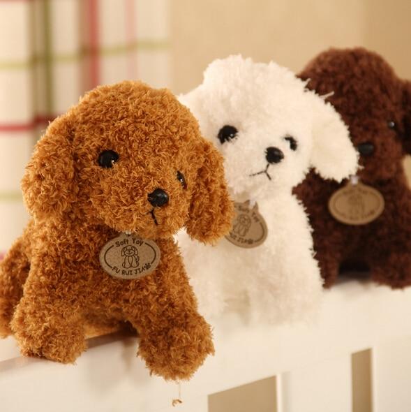 20CM Animals Simulation Teddy Dog Lady Stuffed Toys Dolls