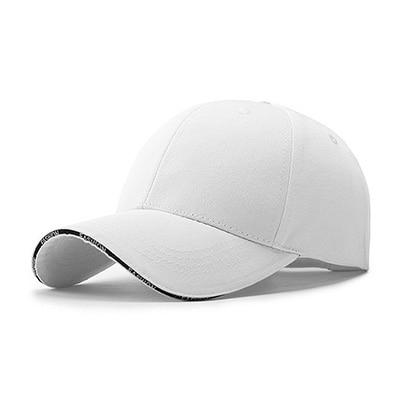Black Adult Unisex Casual Solid Adjustable Baseball Caps Snapback Hats For Men Baseball Cap Women Men White Baseball Cap Hat Cap