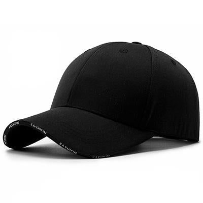 Black Adult Unisex Casual Solid Adjustable Baseball Caps Snapback Hats For Men Baseball Cap Women Men White Baseball Cap Hat Cap