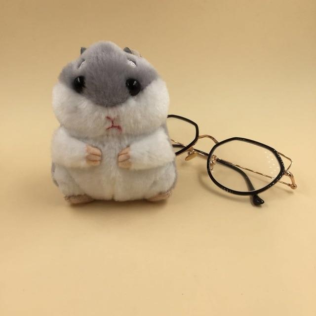 10cm Cute Plush Toys New cute soft plush hamster doll jewelry bag key pendant grasping machine plush hamster doll