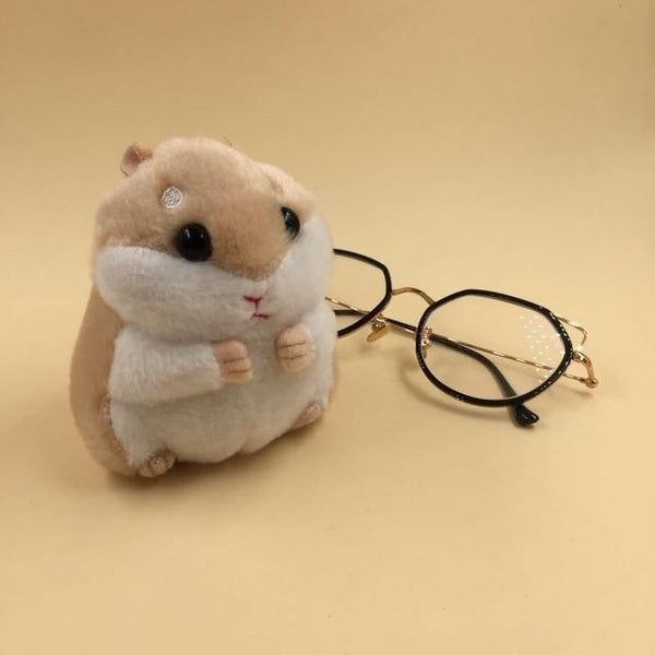 10cm Cute Plush Toys New cute soft plush hamster doll jewelry bag key pendant grasping machine plush hamster doll