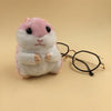 10cm Cute Plush Toys New cute soft plush hamster doll jewelry bag key pendant grasping machine plush hamster doll