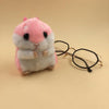 10cm Cute Plush Toys New cute soft plush hamster doll jewelry bag key pendant grasping machine plush hamster doll