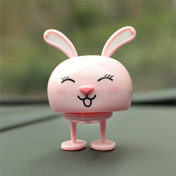 Cute Decoration Nodding Bear Car Ornaments Automobiles Dashboard Swinging Shaking Head Cat Doll Dancing Toys Accessories Gifts