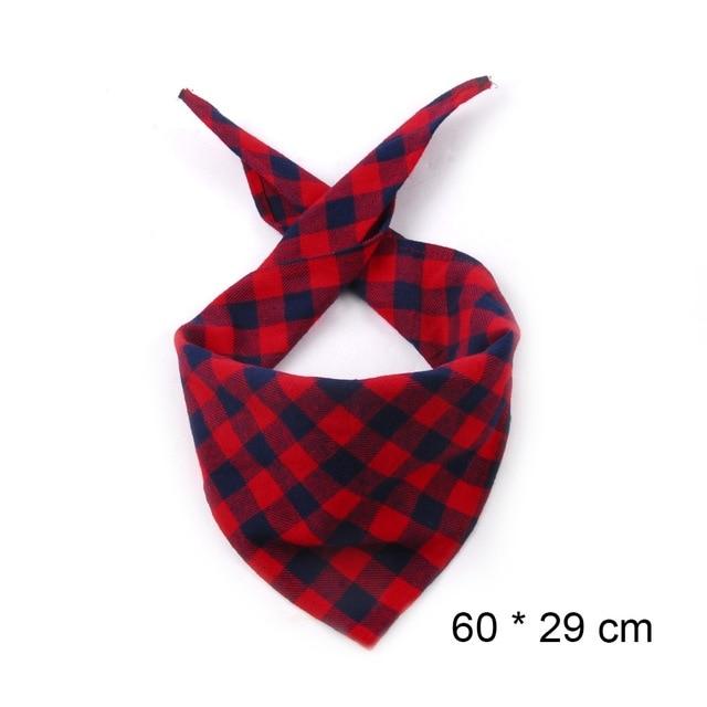 Dog Accessories Dog Bandana Scarf Cat Dog Collar Accessory Pet Puppy Collar Scarf Plaid Chihuahua Dog Bandana Triangular Bandage