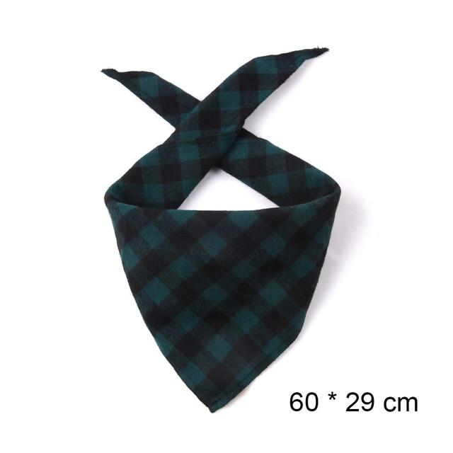 Dog Accessories Dog Bandana Scarf Cat Dog Collar Accessory Pet Puppy Collar Scarf Plaid Chihuahua Dog Bandana Triangular Bandage