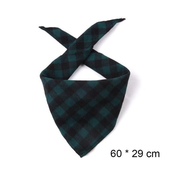 Dog Accessories Dog Bandana Scarf Cat Dog Collar Accessory Pet Puppy Collar Scarf Plaid Chihuahua Dog Bandana Triangular Bandage