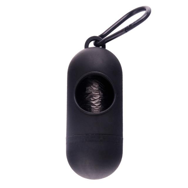 Pill Shape Pet Dog Poop Bag Dispenser Pet Waste Garbage Bags Carrier Holder Pet Poop Bags Dog Waste Poop Bag Dogs Accessories