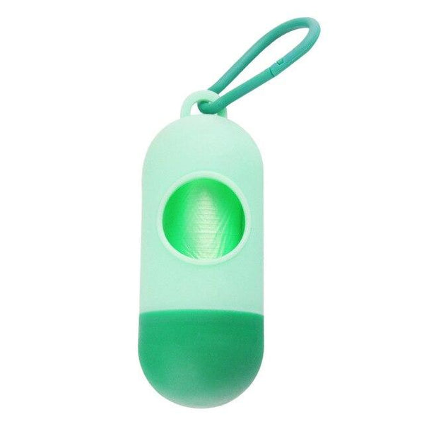 Pill Shape Pet Dog Poop Bag Dispenser Pet Waste Garbage Bags Carrier Holder Pet Poop Bags Dog Waste Poop Bag Dogs Accessories