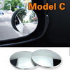 2pcs/lot Car Accessories Small Round Mirror Car Rearview Mirror Blind Spot Wide-angle Lens 360 degree Rotation Adjustable