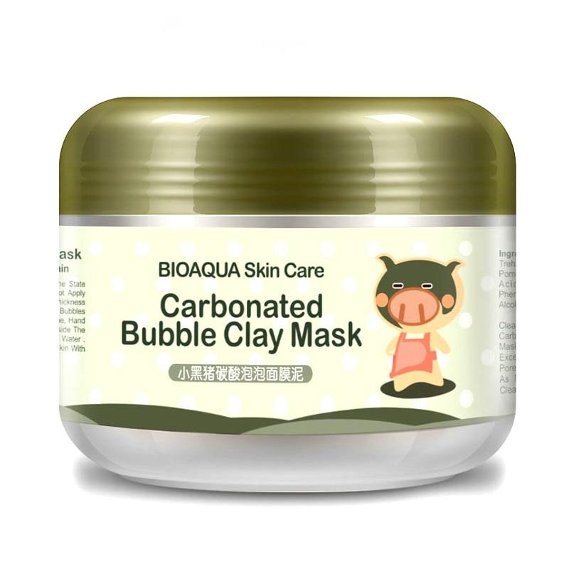 Hot Black Mask Milky Piggy Carbonated Bubble Clay Mask 100g Remove Blackhead Acne Purifying Pores Face Care Facial Sleeping Mask
