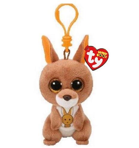 Ty Beanie Boos Big Eyes Plush Dog Keychain Doll Unicorn Penguin Leopard Owl Monkey Clip Toys 4" 10cm