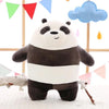 25cm Kawaii We Bare Bears Plush Toy Cartoon Bear Stuffed Grizzly Gray White Bear Panda Doll Kids Love Birthday Gift