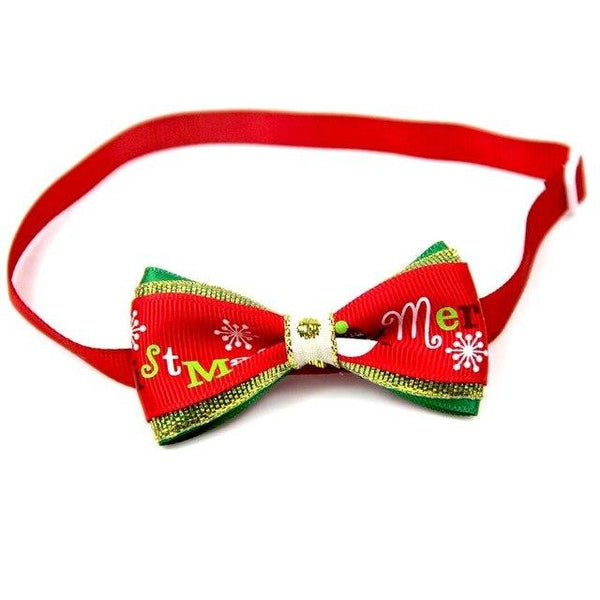 Adjustable Pet Dog Cat Bow Ties Pet Toys Polyester Accessories Grooming Bowknot Collar Pet Dog Accessories