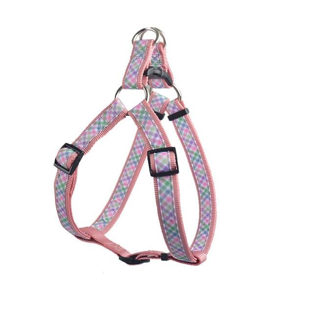 Pet Small Dog Harnesses Nylon Pattern Cloth Harness XS/S/L Durable Strong Harness For Large Medium Small Dogs Chihuahua HY060