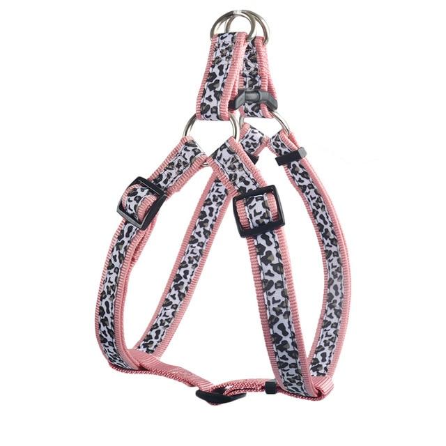 Pet Small Dog Harnesses Nylon Pattern Cloth Harness XS/S/L Durable Strong Harness For Large Medium Small Dogs Chihuahua HY060