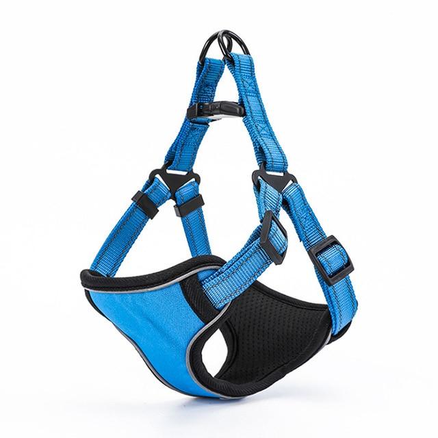 Reflective Sport Dog Harness For Small Medium Large Dog Safety Adjustable Training Pet Bulldog Puppy Dog Chest Vest Harnesses