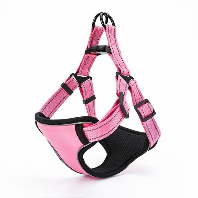 Reflective Sport Dog Harness For Small Medium Large Dog Safety Adjustable Training Pet Bulldog Puppy Dog Chest Vest Harnesses